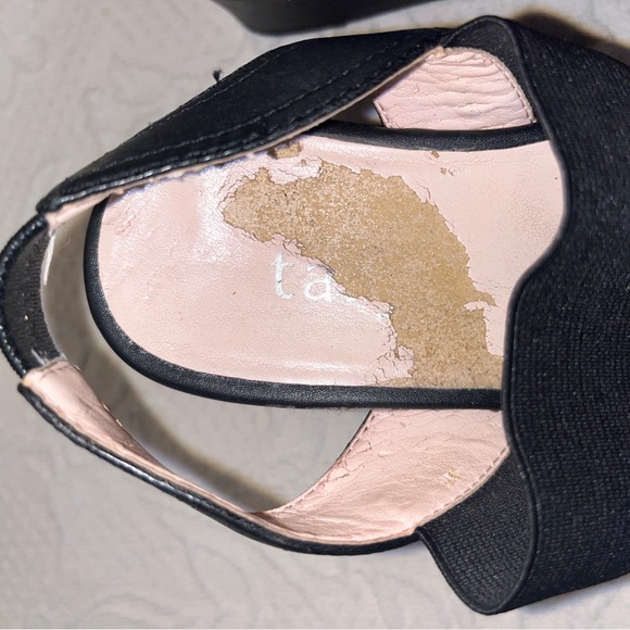 TARYN ROSE black sandal platforms - Picture 5 of 6